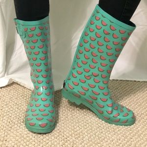 Watermelon Rainboots